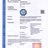 Certificate # Z2 18 07 03376 002